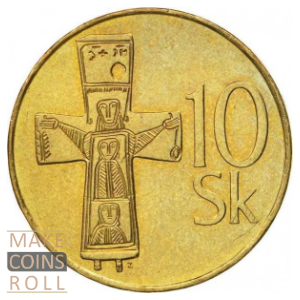Reverse side 10 korun Slovakia 2003